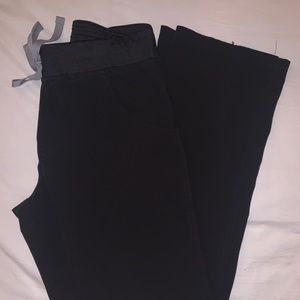 Figs kade cargo scrub pants M black